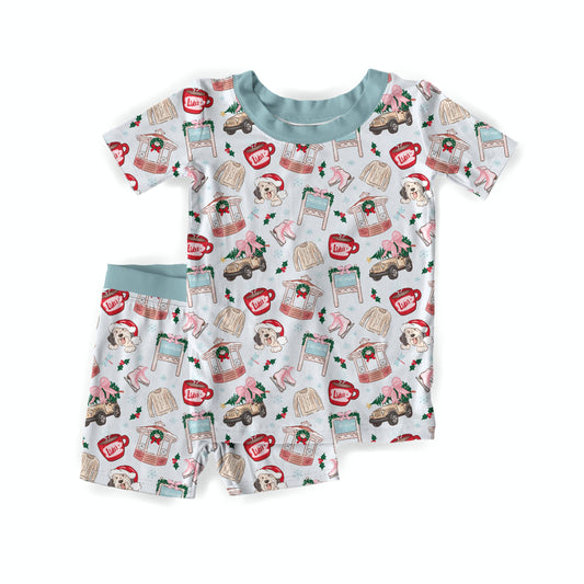 Snowy Small Town Youth Short Set **PreOrder**