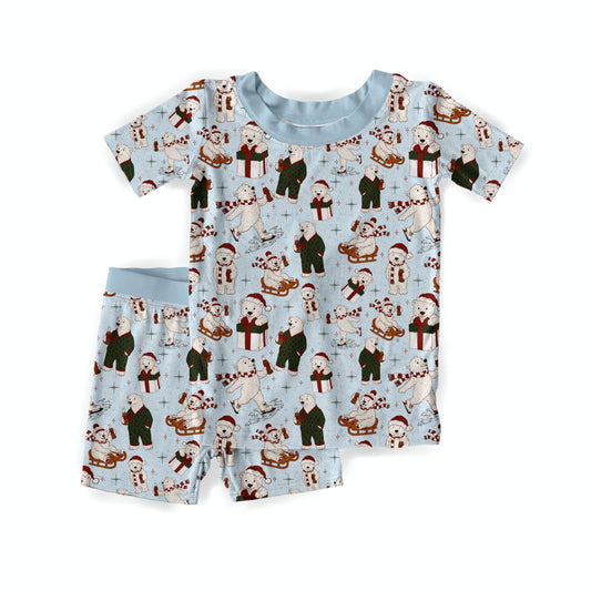 A Beary Merry Christmas Youth Short Set **PreOrder**
