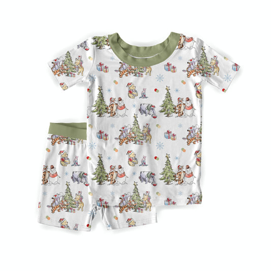 Woodland Christmas Wishes Youth Short Set **PreOrder**