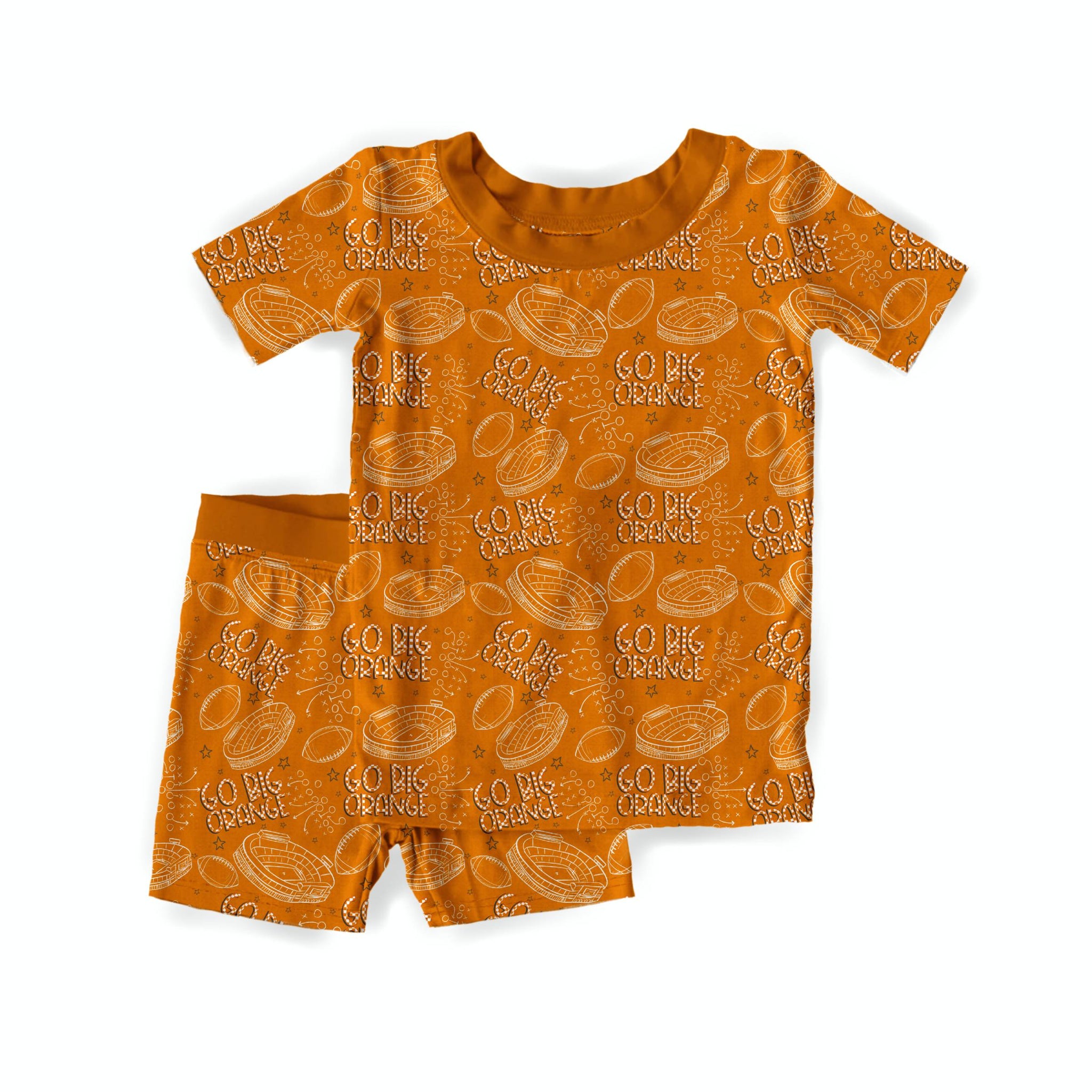 Go Big Orange Youth short Set *RTS*