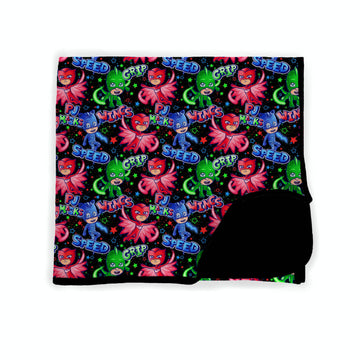 Nighttime Heroes  Bamboo Blanket **PreOrder**