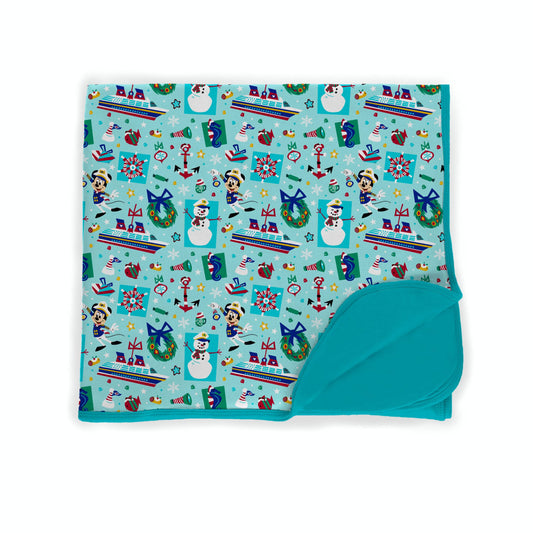 A Holiday At Sea Bamboo Blanket **PreOrder**