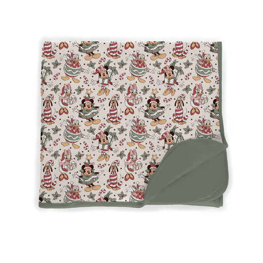 Holly Jolly Friends Bamboo Blanket **PreOrder**