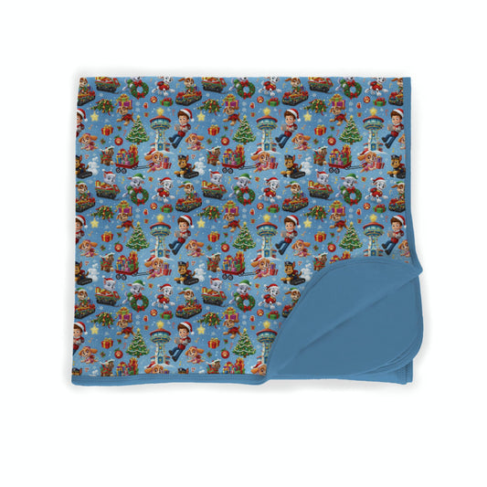 Holiday Hero Pups Bamboo Blanket **PreOrder**