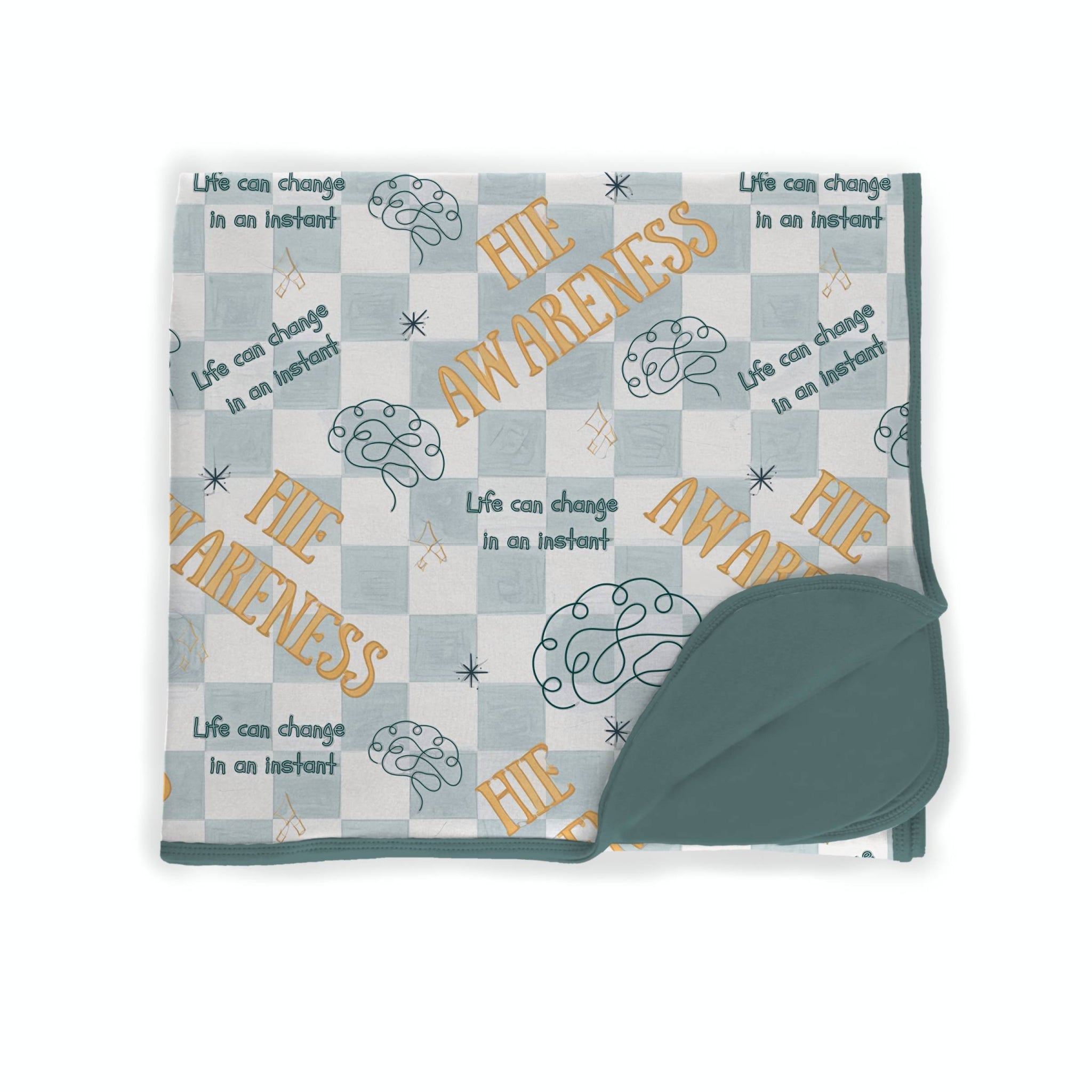 HIE Awareness Bamboo Blanket *RTS*