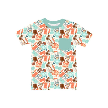 Hoppy Heeler Easter Pocket T-Shirt **PreOrder**