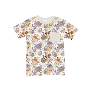 Hunny Bunny Bear Easter Pocket T-Shirt **PreOrder**