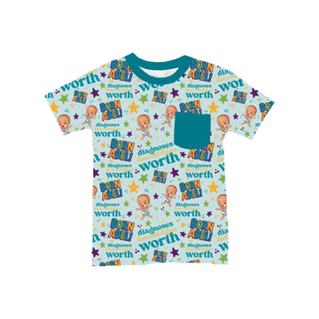 Diagnosis Does Not Define Worth Born Abel Pocket T-Shirt **PreOrder**