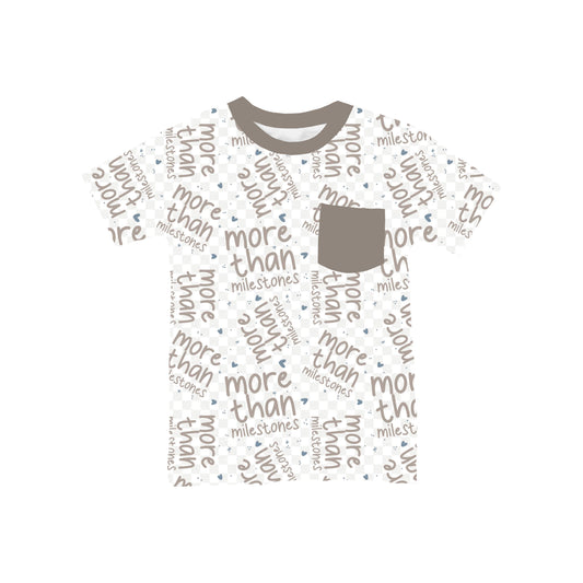 More Than Milestones Pocket T-Shirt *RTS*