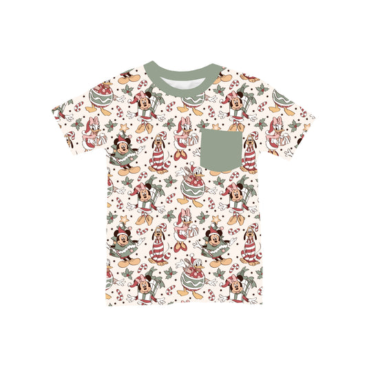 Holly Jolly Friends Pocket T-Shirt **PreOrder**