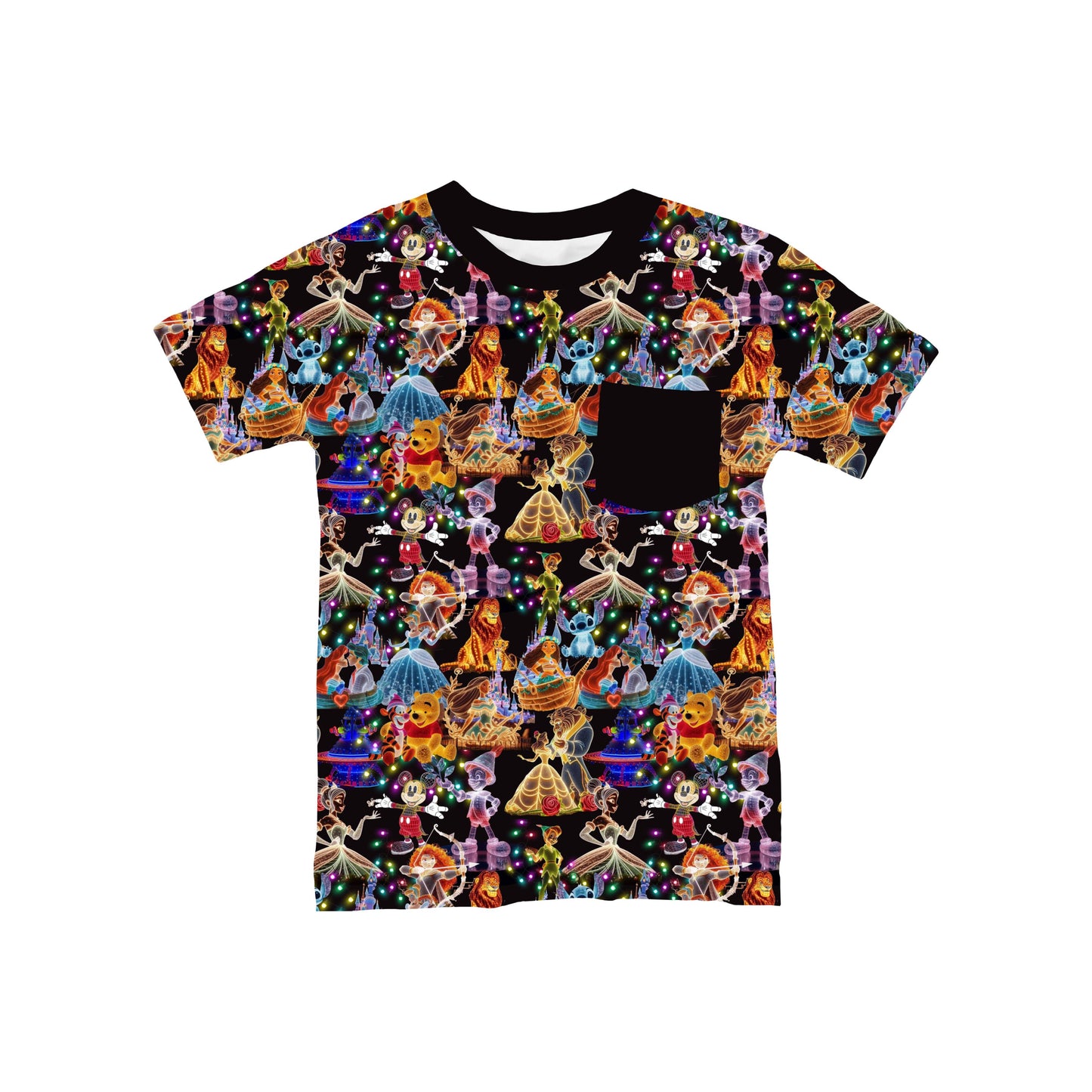 Holiday Glow Parade Pocket T-Shirt **PreOrder**