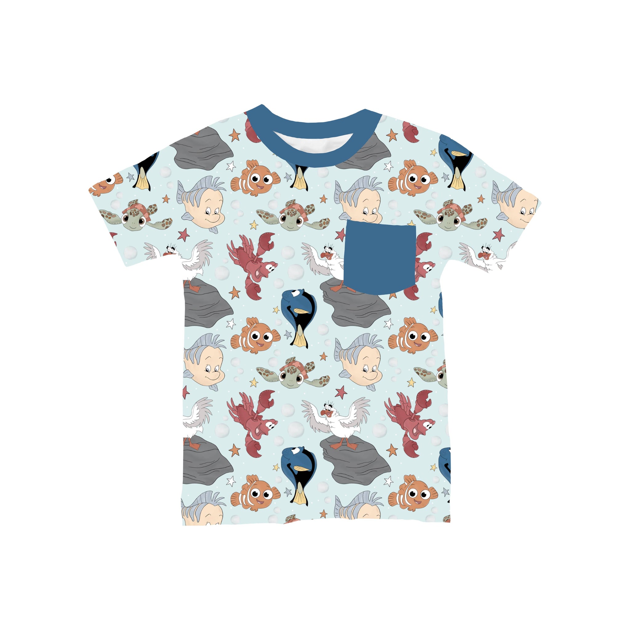 Just Keep Swimming Pocket T-Shirt *RTS*