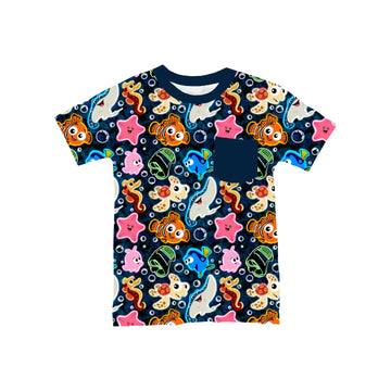 Ocean Glow Pocket T-Shirt *RTS*