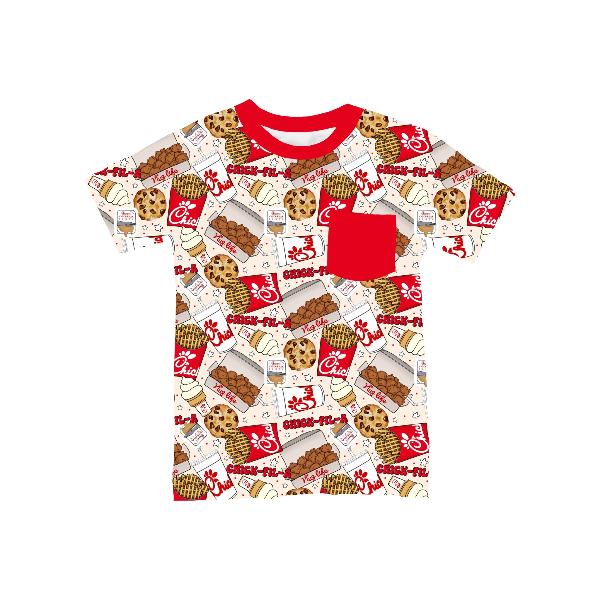 Eat More Chikin Pocket T-Shirt **PreOrder**