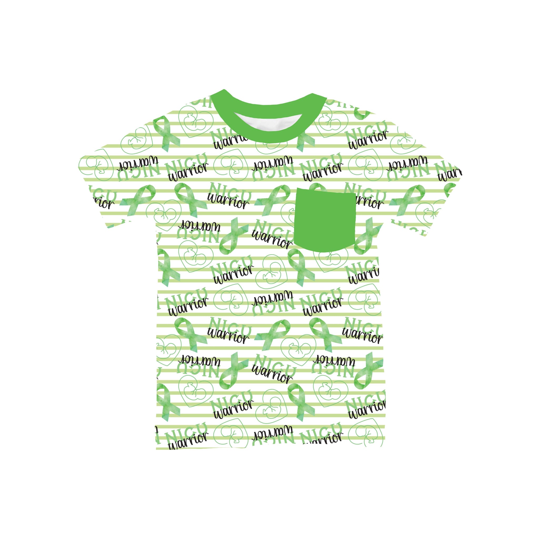 NICU Warrior Pocket T-Shirt **PreOrder**