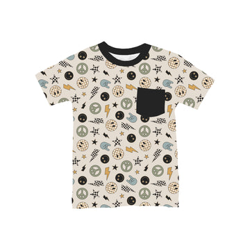 Smiley Daze Pocket T-Shirt **PreOrder**