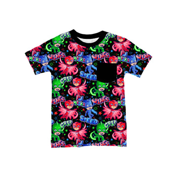 Nighttime Heroes Pocket T-Shirt **PreOrder**