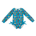 Pool Day Pals Rashguard One-Piece Swimwear *RTS*