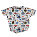 Midnight in Forks Medically Adaptable Romper *RTS*