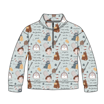 The Tiny Chef Quarter Zip-Up **PreOrder**