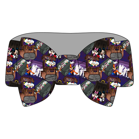 Phantom Floor Bamboo Bow Headband *RTS*