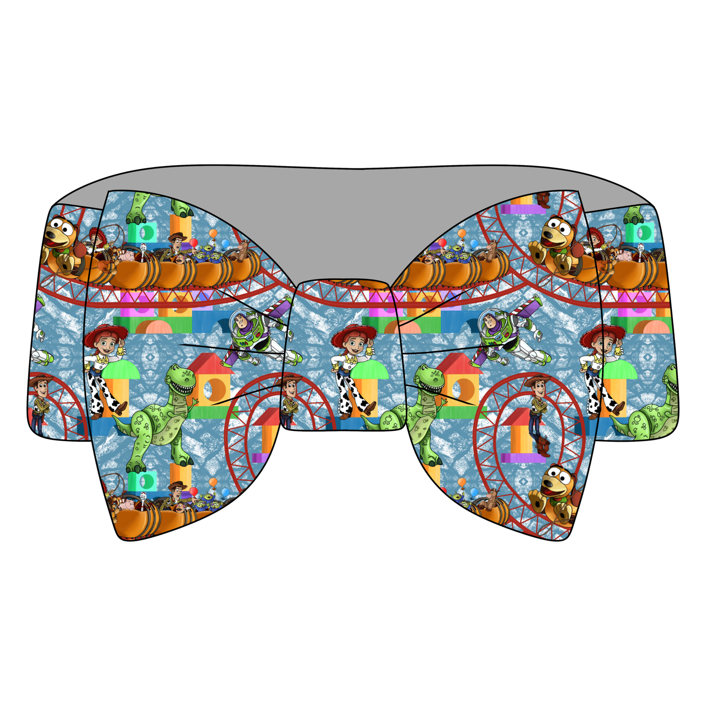 To Infinity & Dash Bamboo Bow Headband *RTS*
