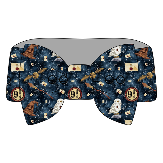 Mischief at Platform 9 3/4 Bamboo Bow Headband *RTS*