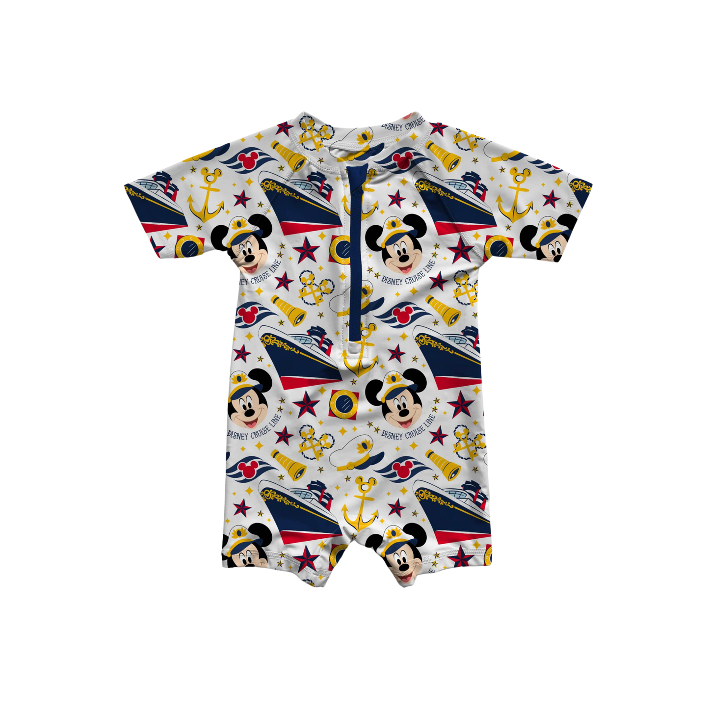 Sea You Real Soon Rashguard Boys One-Peice Swimwear *RTS*