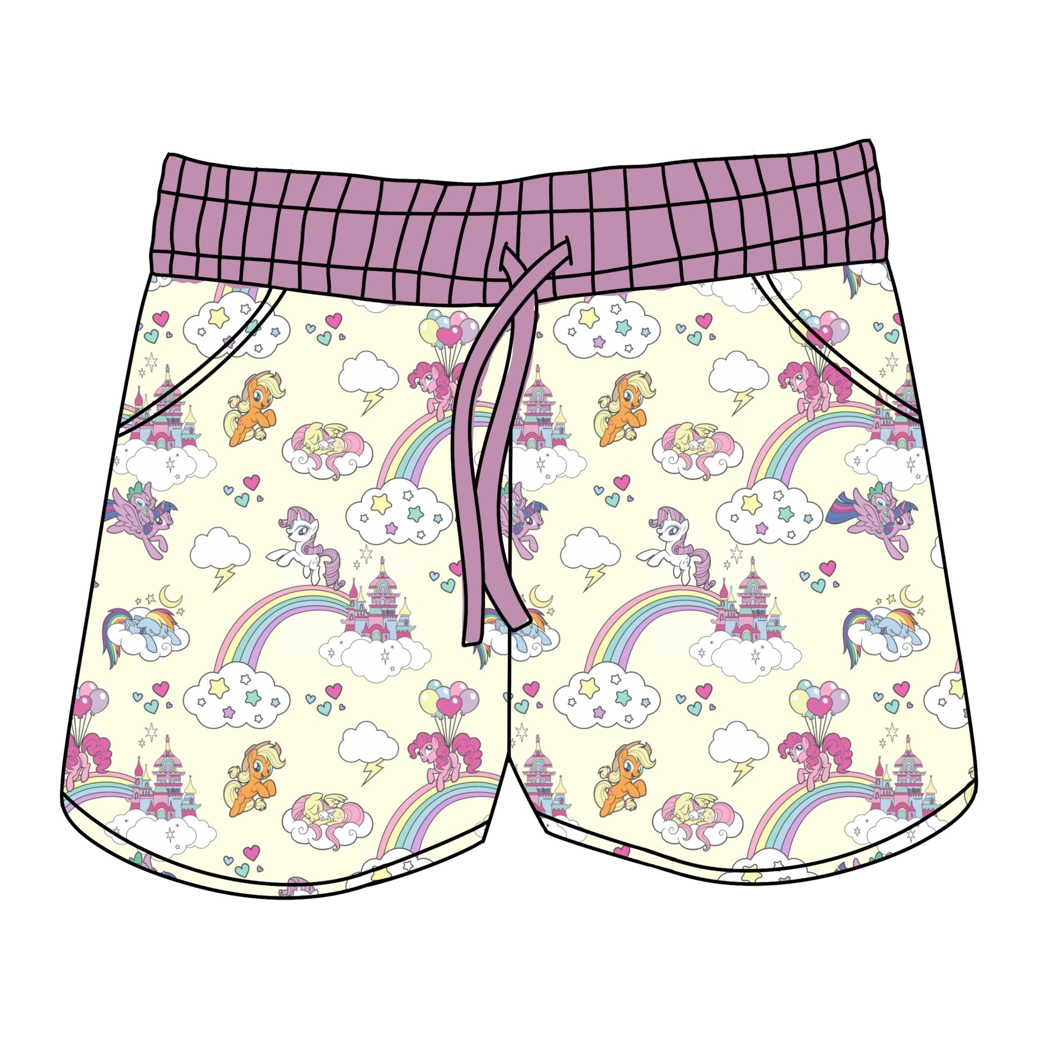 Rainbow Ponies Women's Shorts *RTS*