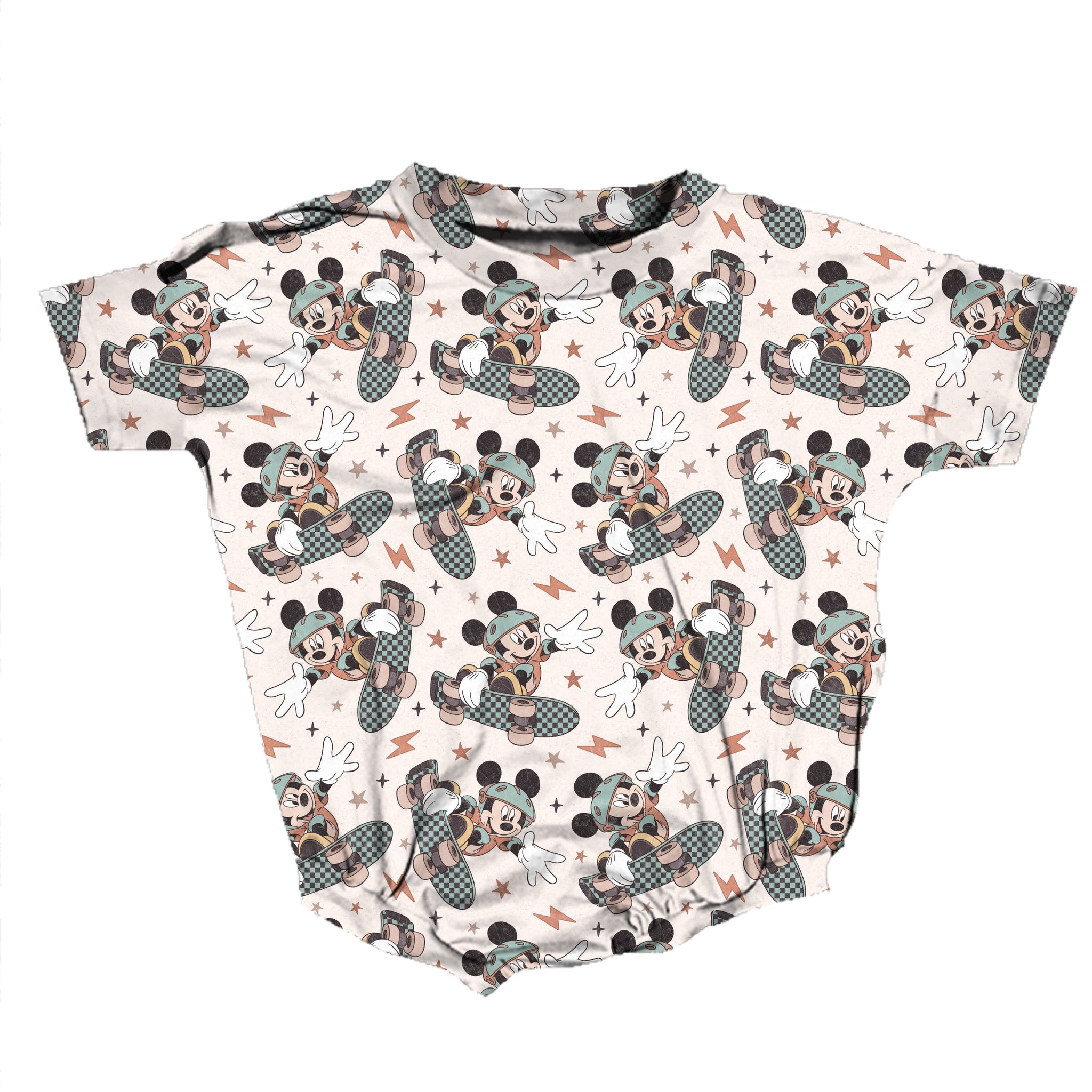Skateboarding Mouse Medically Adaptable Romper *RTS*