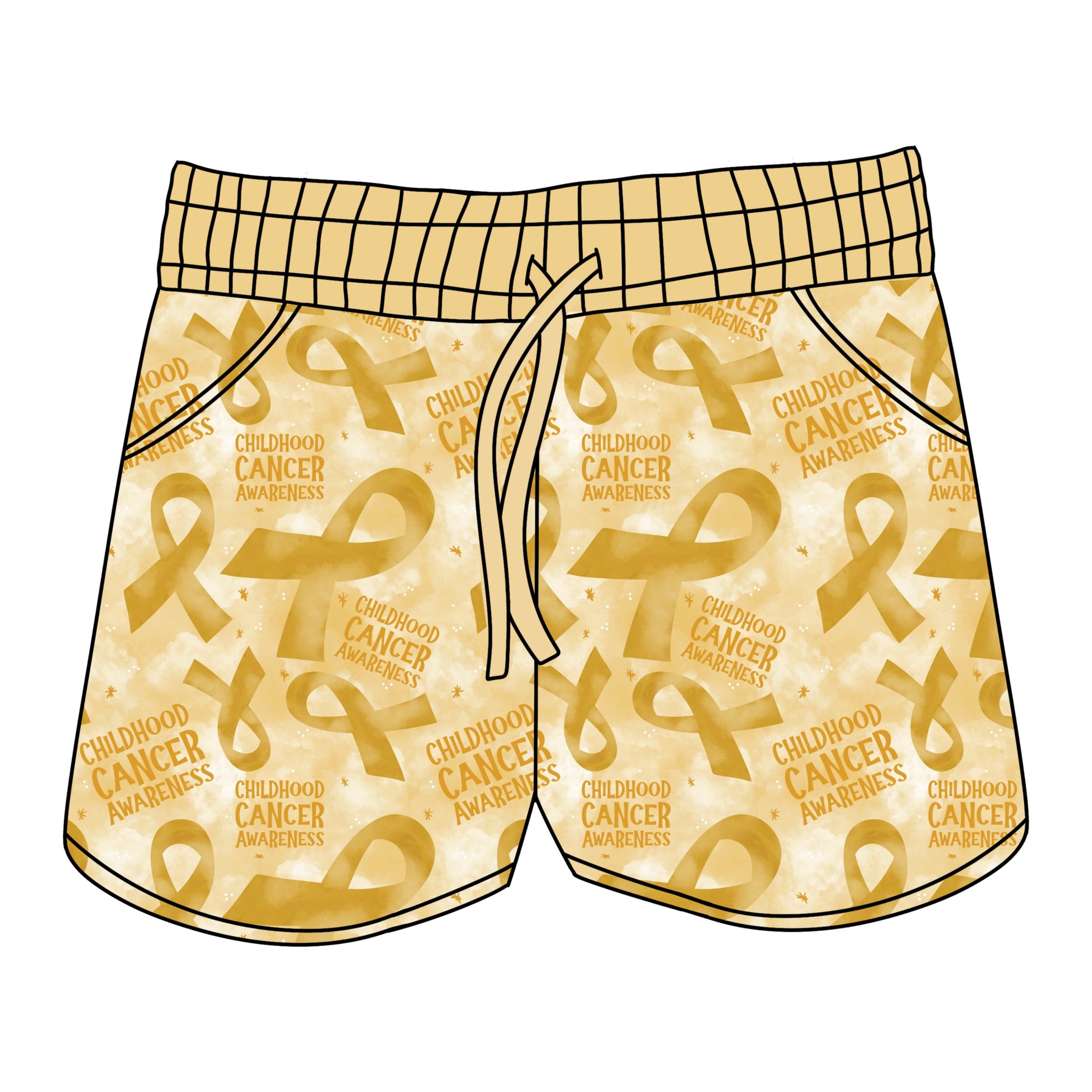 Childhood Cancer Awareness Women's Shorts *RTS*
