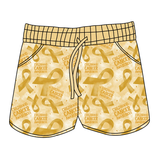 Childhood Cancer Awareness Women's Shorts *RTS*