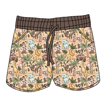 Safari Characters Women's Shorts *RTS*