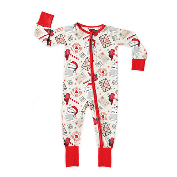 Letters To Santa Zipper Sleeper *RTS*