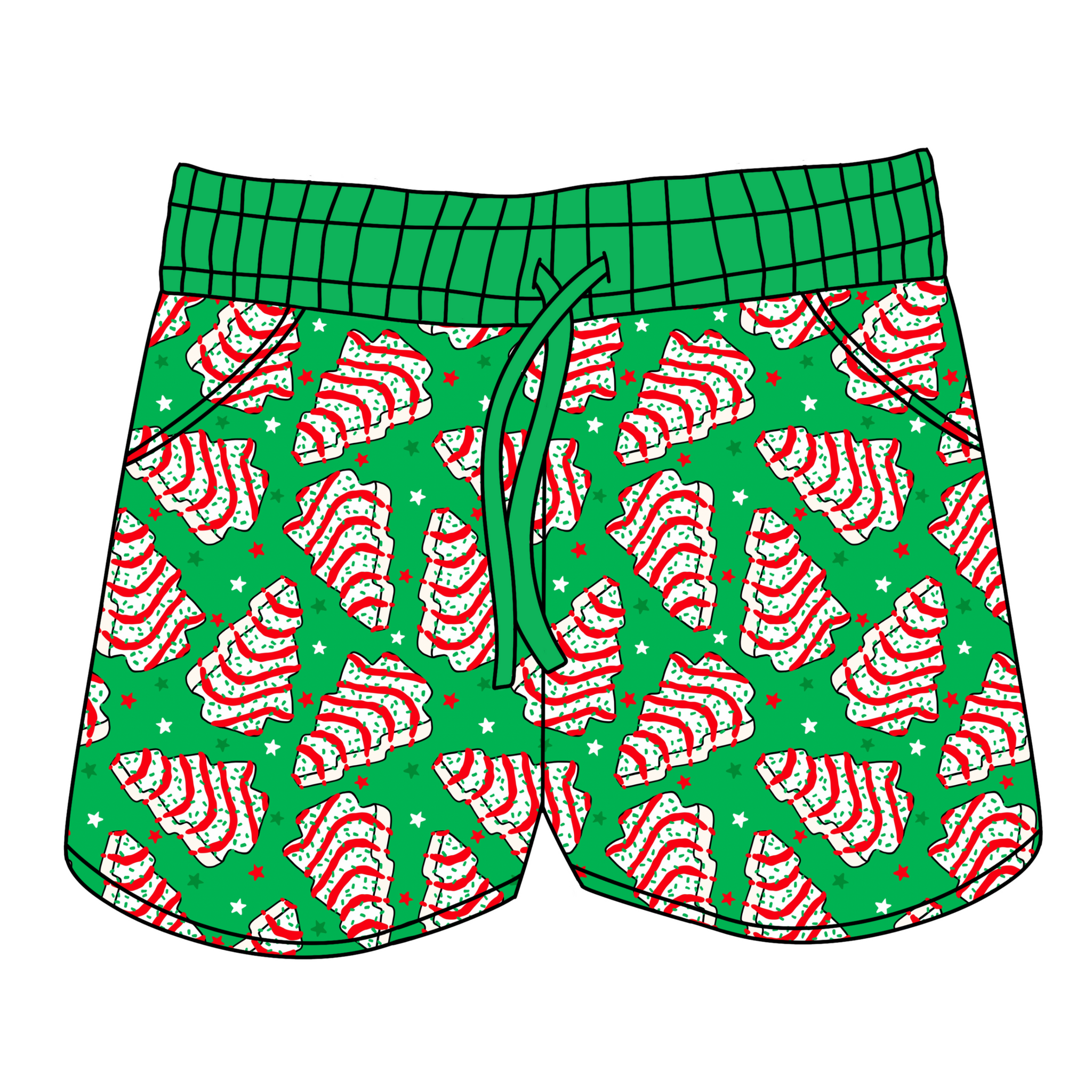 Christmas Tree Cakes Women's Shorts **PreOrder**