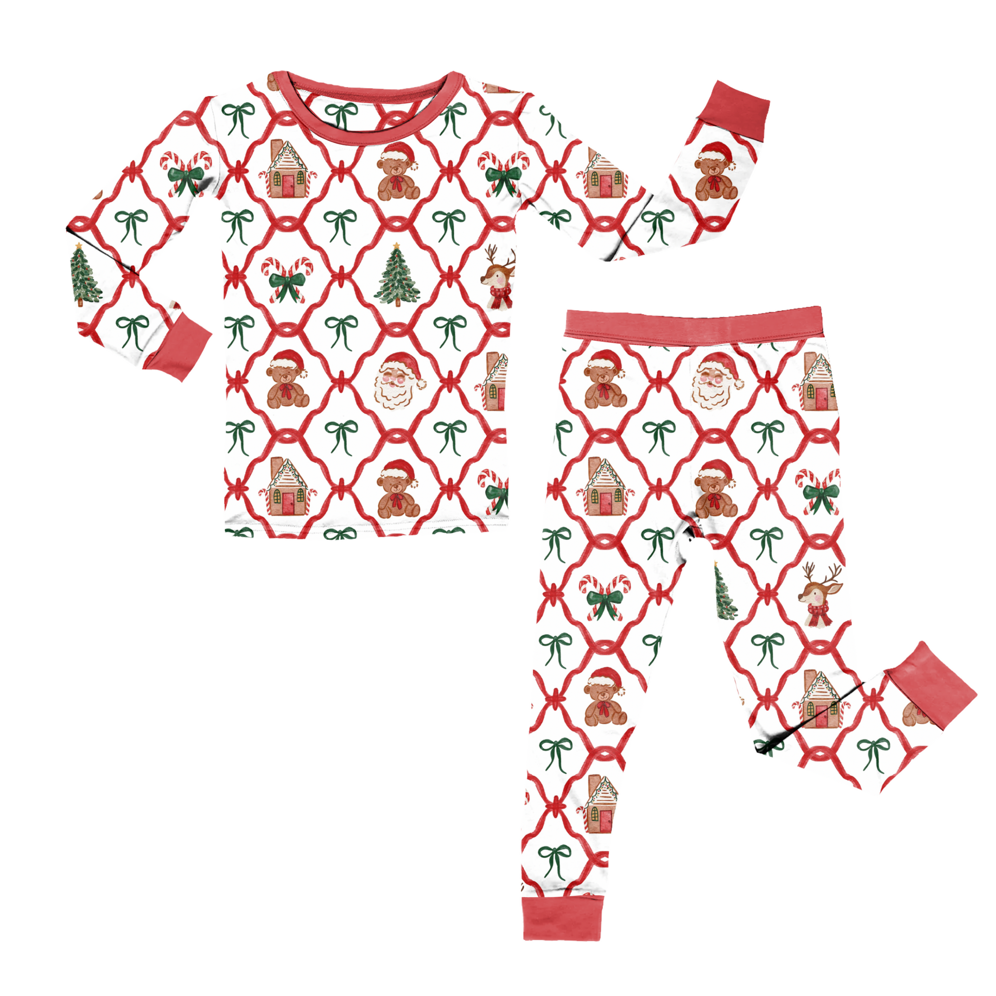 Holly Jolly Christmas Youth Pant Set **PreOrder**
