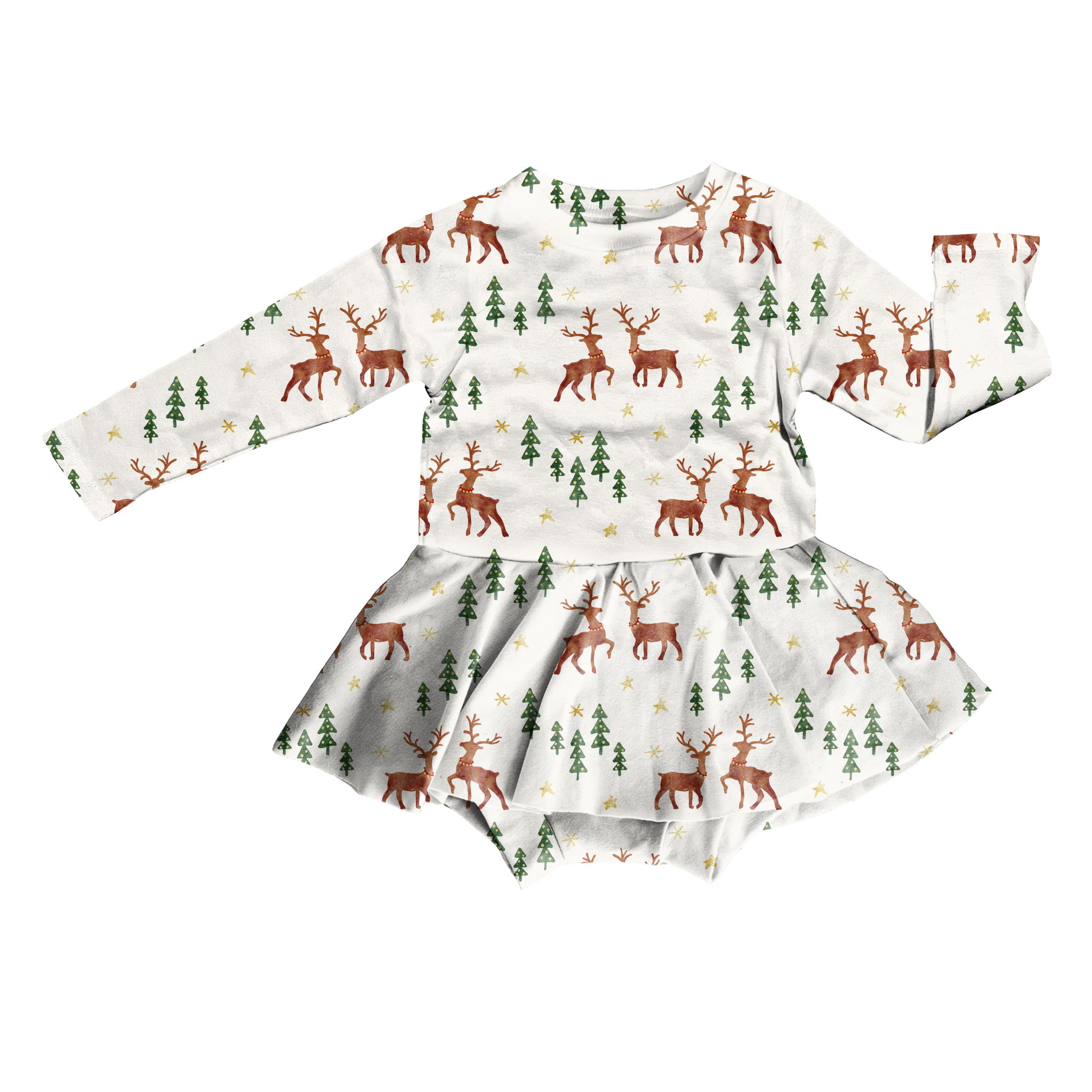 Magical Forest Bodysuit Youth Twirl Dress **PreOrder**