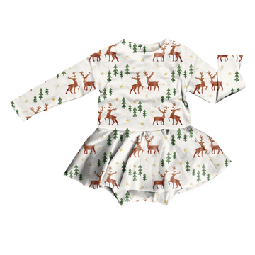 Magical Forest Bodysuit Youth Twirl Dress **PreOrder**
