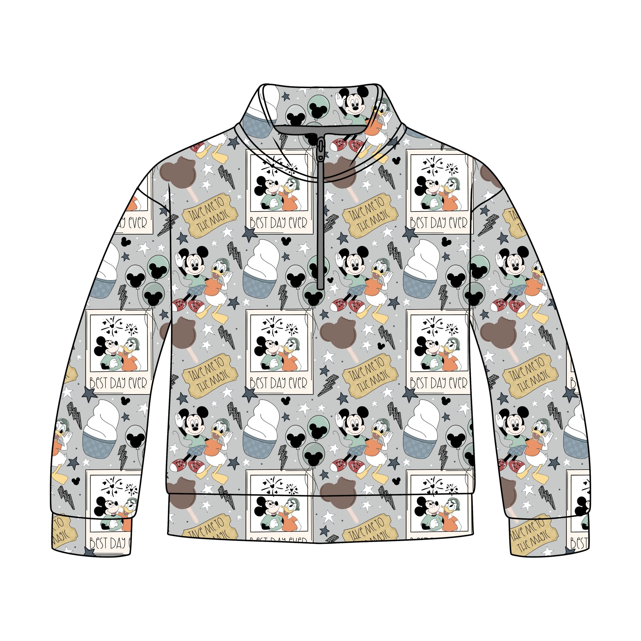 Best Day Ever! Quarter Zip-Up **PreOrder**
