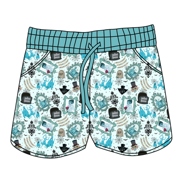 Spooky Mansion Women's Shorts *RTS*