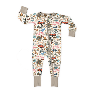 Cousins Beach Club Medically Adaptable Zipper Sleeper *RTS*