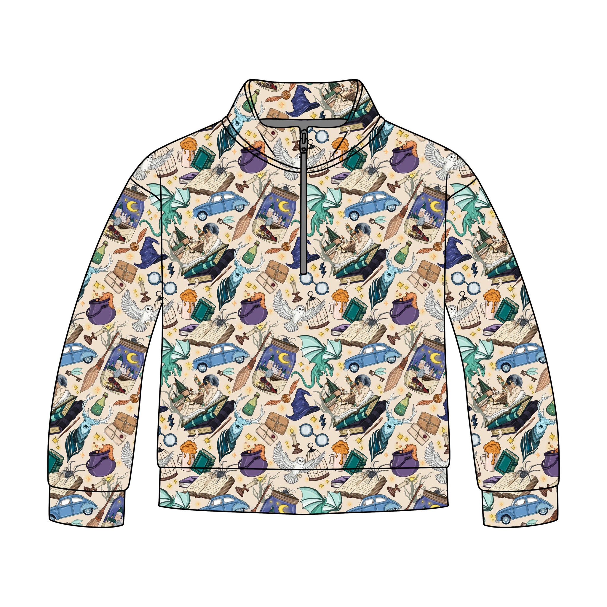 Wizard Ways Quarter Zip-Up *RTS*