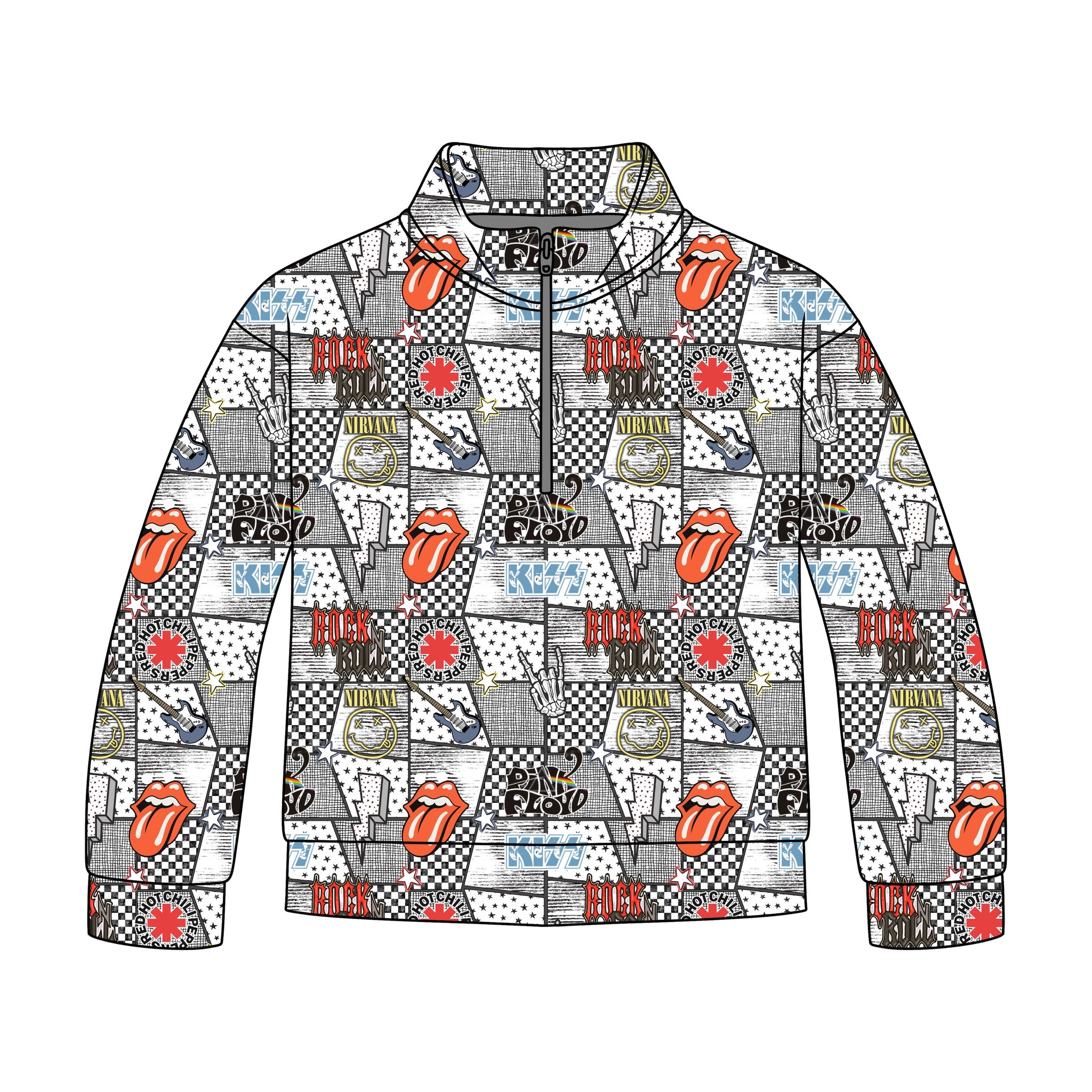 Rock N' Roll Quarter Zip-Up *RTS*