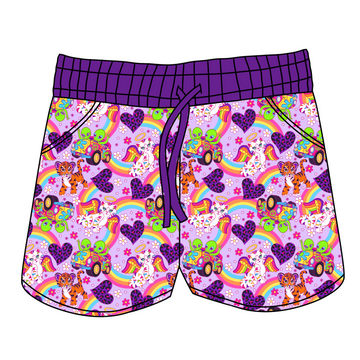 Neon Nostalgia Women's Shorts *RTS*