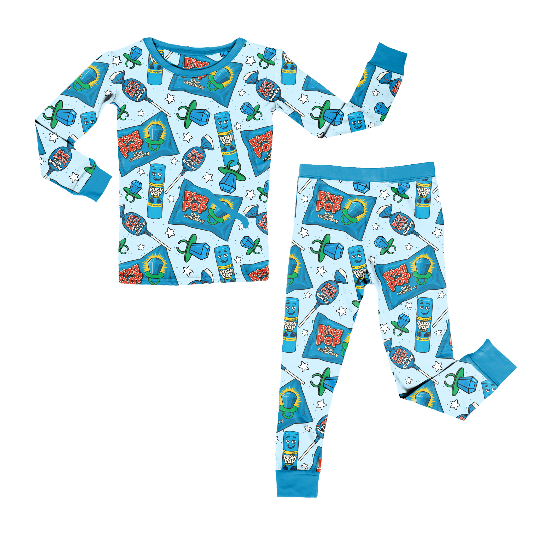 Blue Raspberry Dreams Youth Pant Set *RTS*