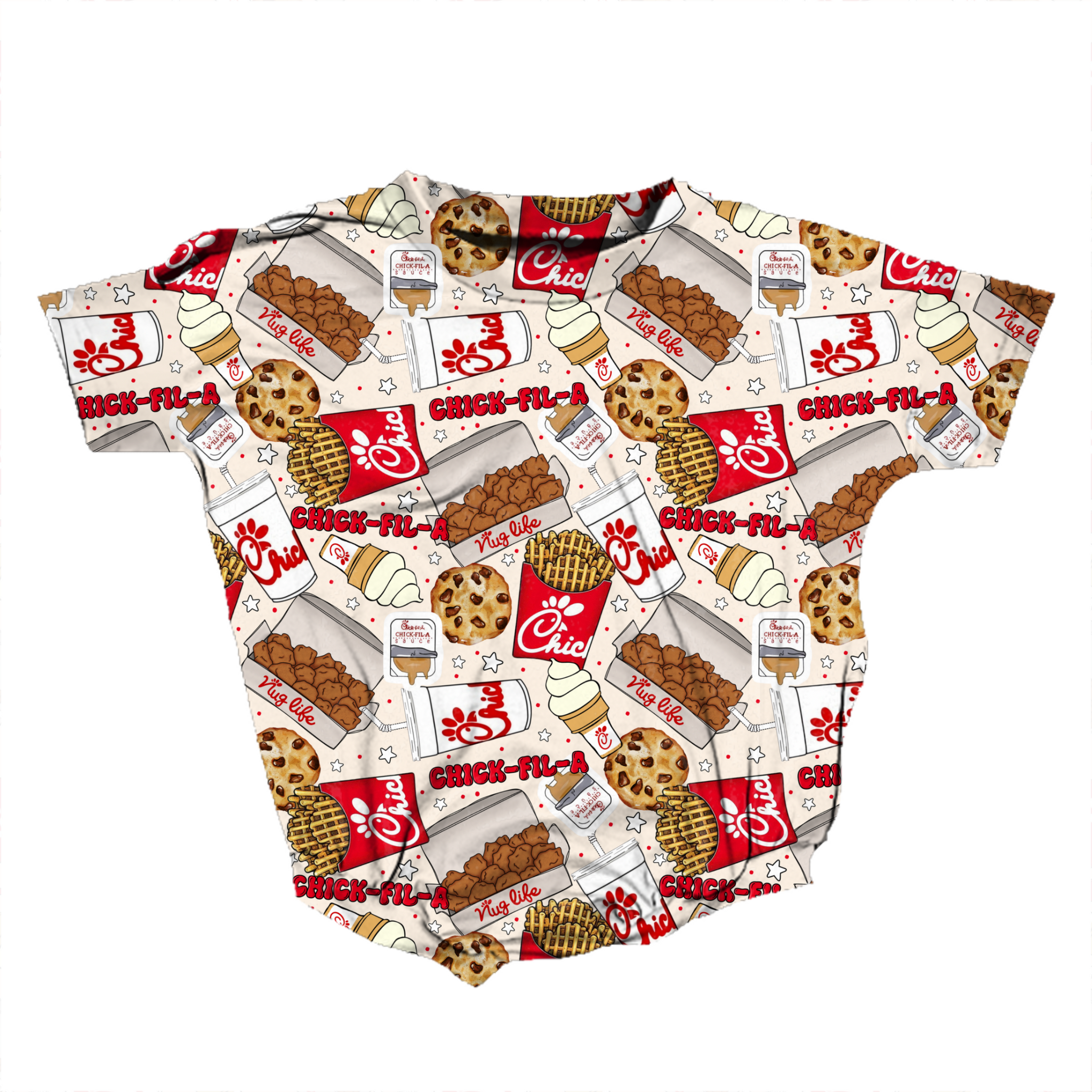 Eat More Chikin Romper **Preorder**