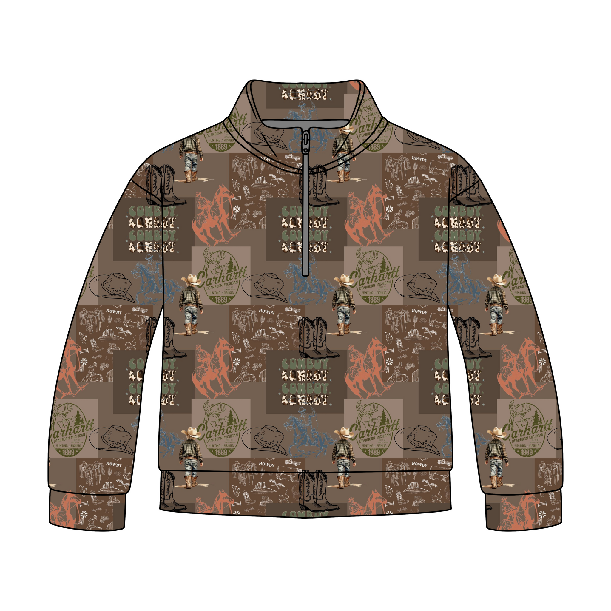 Wild West Wanderer Quarter Zip-Up *RTS*