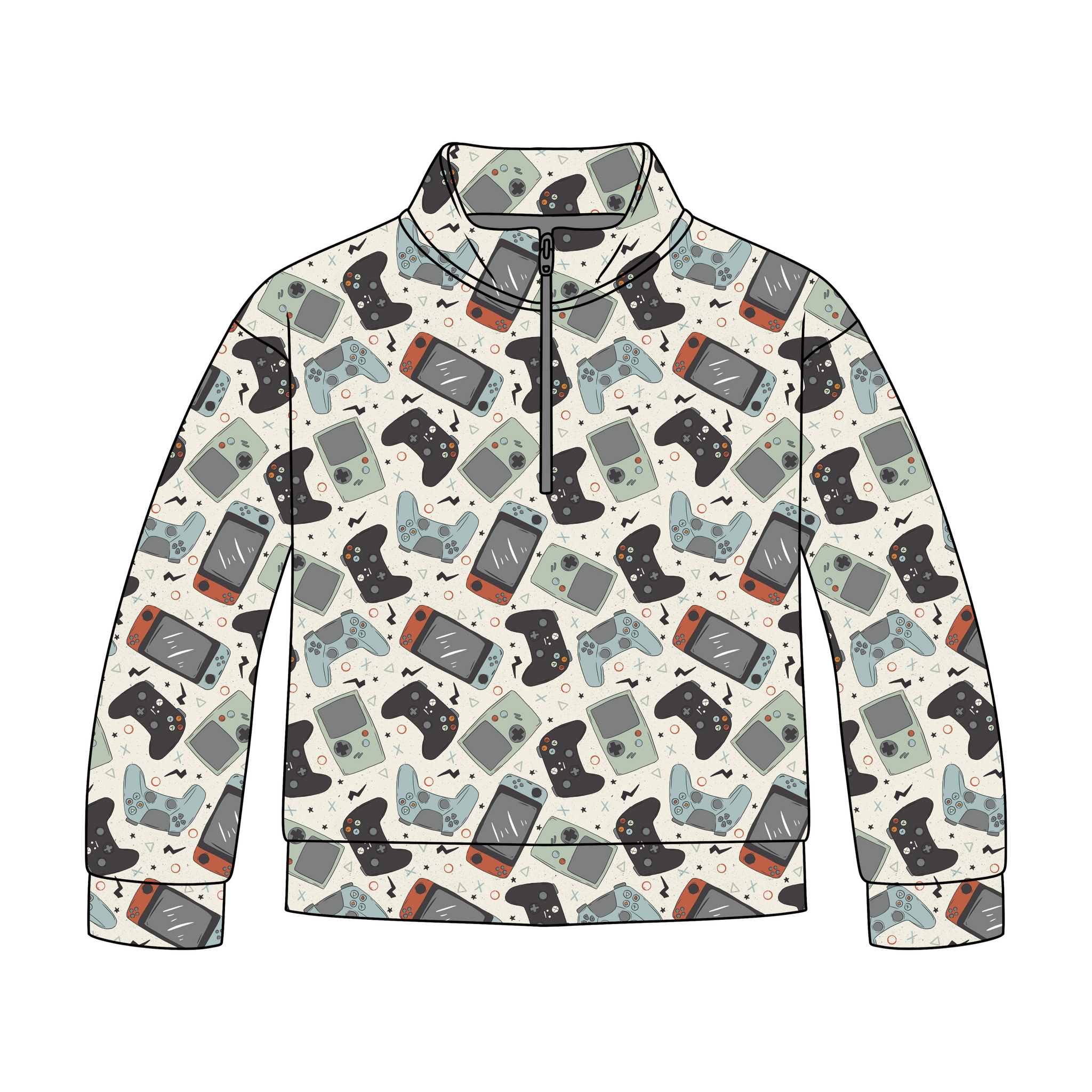 Game Mode Activated Quarter Zip-Up *RTS**