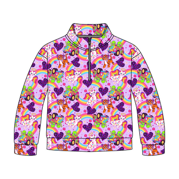 Neon Nostalgia Quarter Zip-Up *RTS*