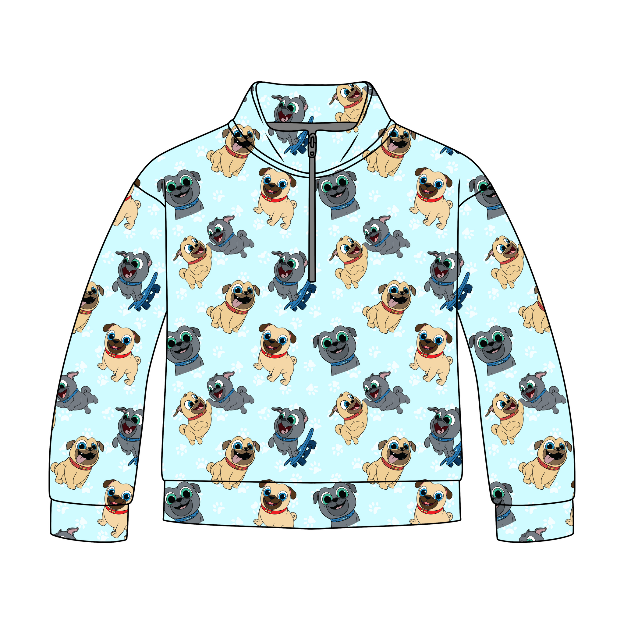 Pals On A Mission Quarter Zip-Up *RTS*